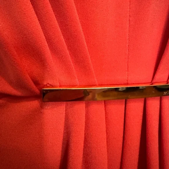 Michael Kors 1x Tangerine Sleeveless Blouse - Picture 6 of 7
